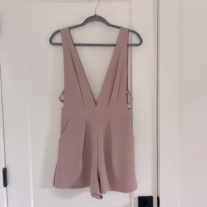 Solemio: Mauve tanktop romper